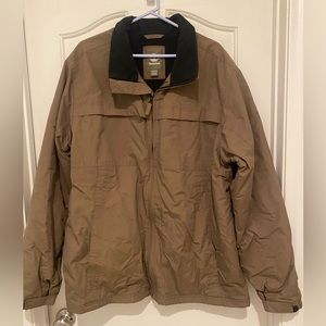Timberland men’s coat tan XXL. Nearly New.